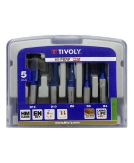 Tivoli Straight slot cutter, 4x8 mm, 8mm shank
