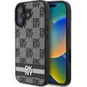 Dėklas DKNY DKHCP16SPCPTSSK iPhone 16 6.1" 6.1" juoda/juodas hardcase Checkered Pattern & Printed Stripes Dėklas DKNY DKHCP16SPCPTSSK iPhone 16 6.1" 6.1" juoda/juodas hardcase Checkered Pattern & Printed Stripes