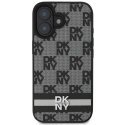 Case DKNY DKHCP16SPCPTSSK iPhone 16 6.1" 6.1" black/black hardcase Checkered Pattern & Printed Stripes Case DKNY DKHCP16SPCPTSSK iPhone 16 6.1" 6.1" black/black hardcase Checkered Pattern & Printed Stripes