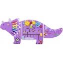 Viga Toys VIGA wooden sensory-manipulation board EDU Triceratops Viga Toys VIGA wooden sensory-manipulation board EDU Triceratops