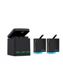 3-slot charger box Telesin for GoPro Hero 8 + 2 batteries (GP-BNC-801)