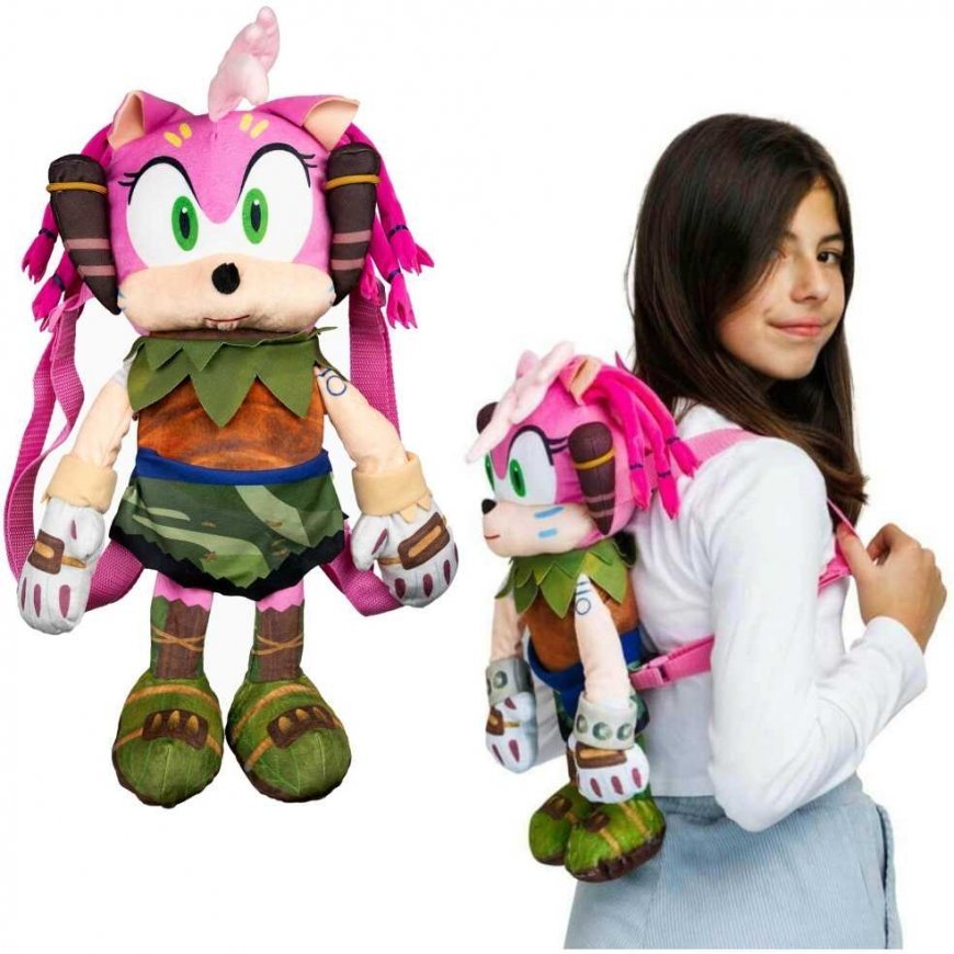 Prime Pluszowa mascotka plecak Sonic Prime