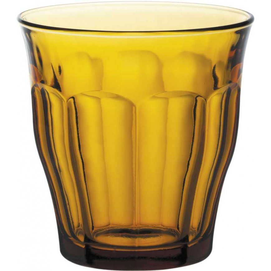 Szklanka Duralex PICARDIE AMBER 250 ml oranžinė - komplektas 6 vnt. – 2