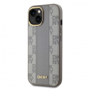 Case DKNY DKHMP14SPCPVSLE iPhone 14 6.1" beige/beige hardcase Leather Checkered Mono Pattern MagSafe Case DKNY DKHMP14SPCPVSLE iPhone 14 6.1" beige/beige hardcase Leather Checkered Mono Pattern MagSafe