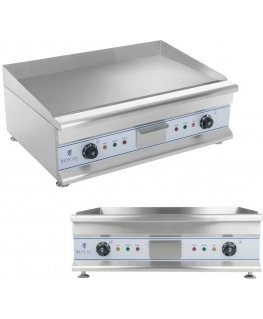 Royal Catering Didelės dvigubos kepsninės, maitinamos 230V, 75cm