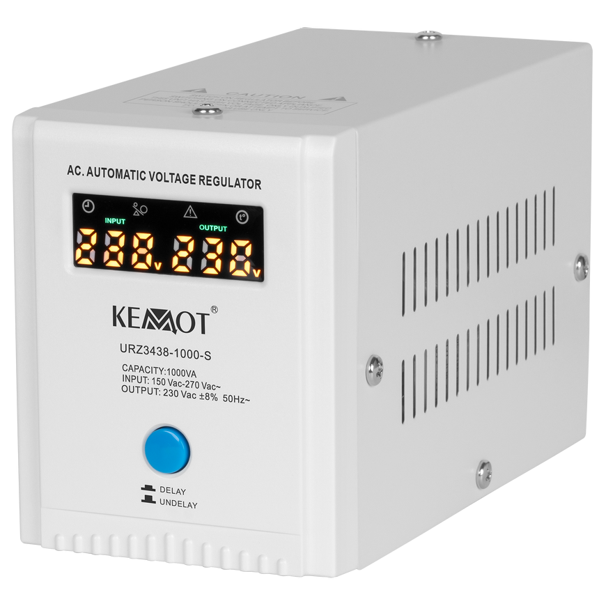 KEMOT SER-1000-S automatic voltage stabilizer, accuracy 8% – 2