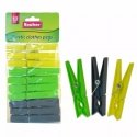 Plastic laundry hooks 10pcs green|yellow|grey Plastic laundry hooks 10pcs green|yellow|grey