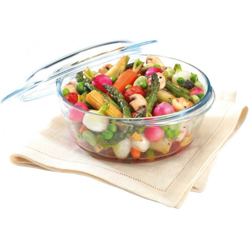 Naczynie żaroodporne su dangteliu 1,3 l 4in1 apvalus PYREX