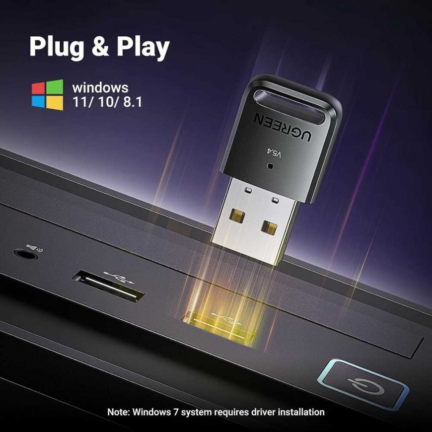 Bluetooth adapteris Ugreen CM748 Bluetooth 5.4 (35058) juodas – 4