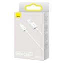 Baseus CAMYS-02 mobilo telefonu kabelis Balts 1 m USB A Micro-USB B Baseus CAMYS-02 mobilo telefonu kabelis Balts 1 m USB A Micro-USB B