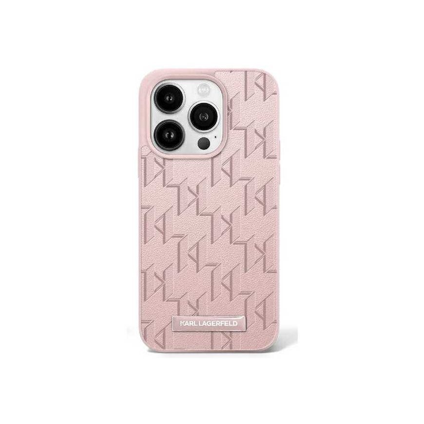 Case Karl Lagerfeld KLHMP16SPKHPORPP iPhone 16 6.1" pink hardcase Hot Stamp Magsafe