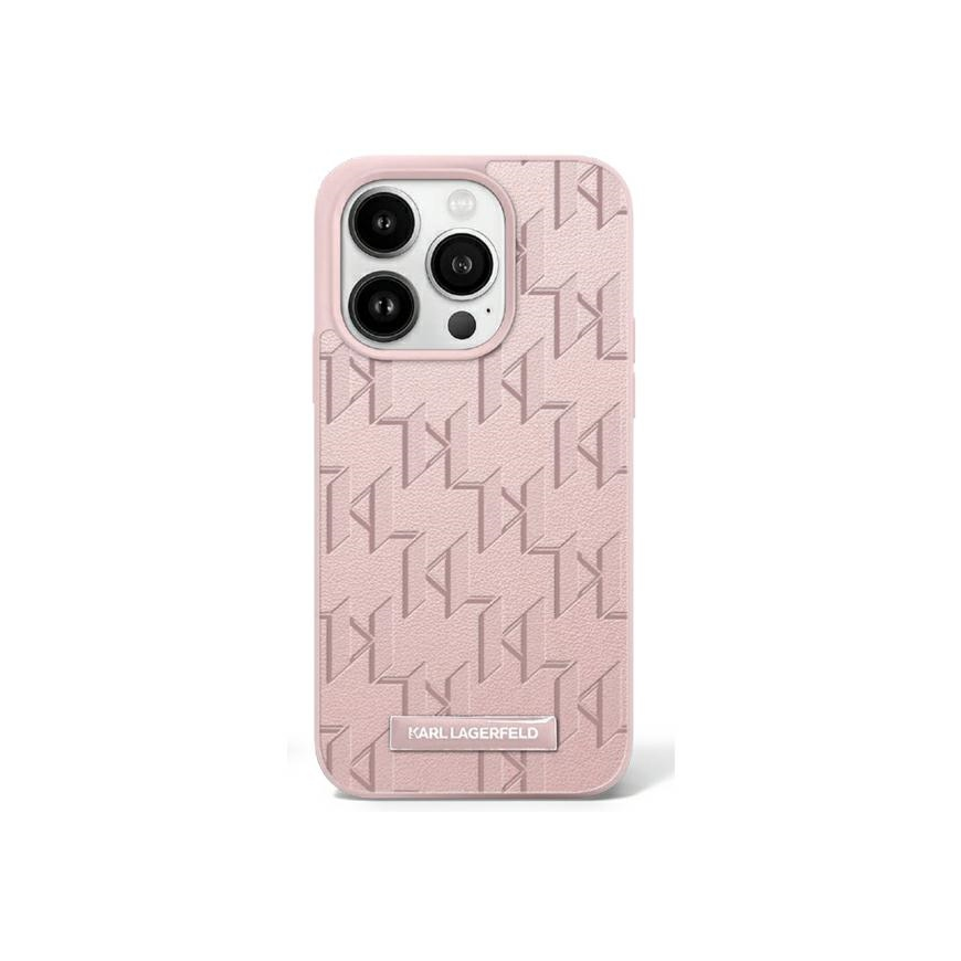 Case Karl Lagerfeld KLHMP16SPKHPORPP iPhone 16 6.1" pink hardcase Hot Stamp Magsafe – 2