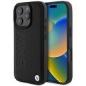Dėklas BMW BMHMP16XSLLBK iPhone 16 Pro Max 6.9" juoda/juodas hardcase Leather Hot Stamp MagSafe Dėklas BMW BMHMP16XSLLBK iPhone 16 Pro Max 6.9" juoda/juodas hardcase Leather Hot Stamp MagSafe