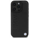 Dėklas BMW BMHMP16XSLLBK iPhone 16 Pro Max 6.9" juoda/juodas hardcase Leather Hot Stamp MagSafe Dėklas BMW BMHMP16XSLLBK iPhone 16 Pro Max 6.9" juoda/juodas hardcase Leather Hot Stamp MagSafe