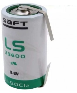 Saft Ls33600 Er-d 3.6v 17000mah +u Lithium Battery 1 pc.