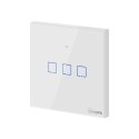 Sonoff T0EU3C light switch Tempered glass, Polycarbonate (PC) White Sonoff T0EU3C light switch Tempered glass, Polycarbonate (PC) White