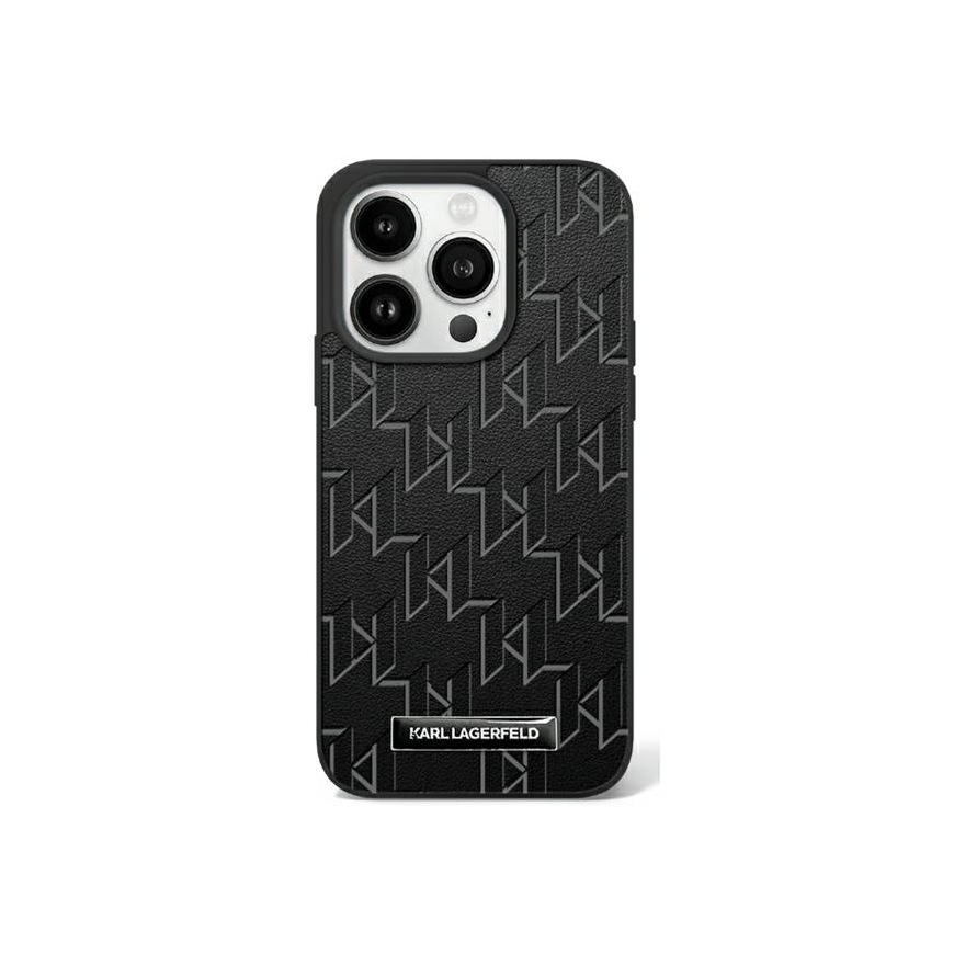 Case Karl Lagerfeld KLHMP16SPKHPORPK iPhone16 6.1" black/black hardcase Hot Stamp Magsafe – 2