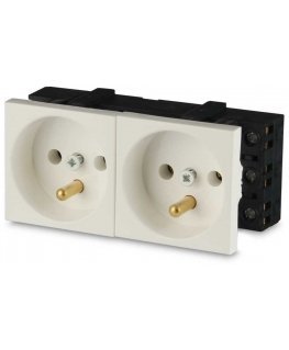 Javel 2M dvigubas elektros lizdas