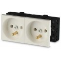 Javel 2M dvigubas elektros lizdas Javel 2M dvigubas elektros lizdas