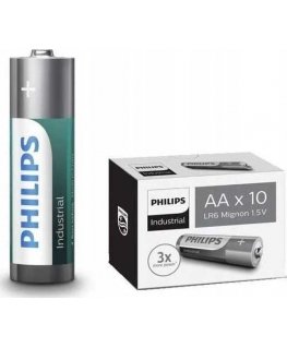 Philips PHILIPS batteri industrial alkaline AA 10-pak - 2073832