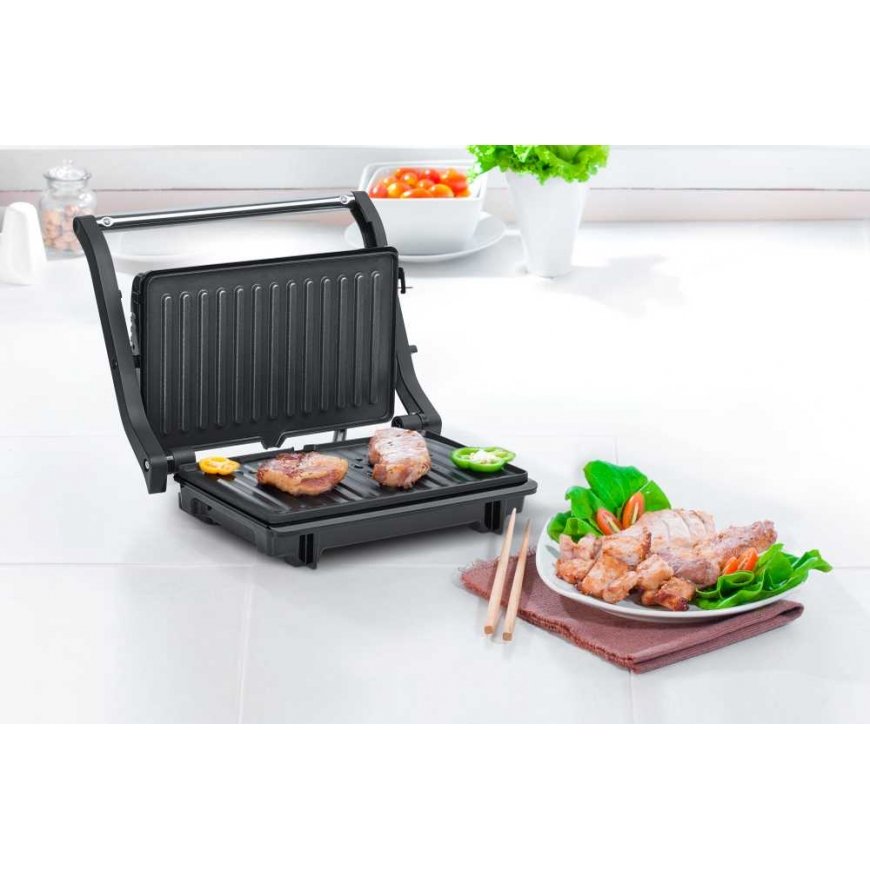 Sumuštinių keptuvas TEESA panini grilis, skrudintuvas, broileris, 1000W, 3 pozicijos – 2