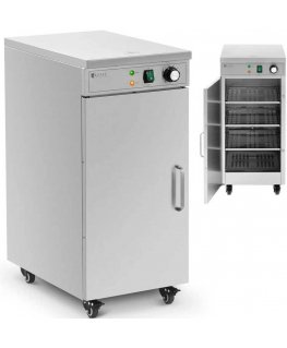 Royal Catering Plate Warmer Warming Cabinet on Wheels for 60 Plates 29cm Diameter 600W