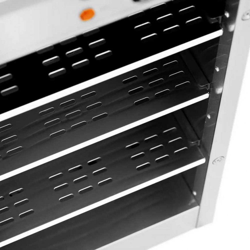 Royal Catering Plate Warmer Warming Cabinet on Wheels for 60 Plates 29cm Diameter 600W – 4