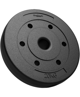 Bituminous load 20 kg, hole 51 mm - for Olympic bars, REBEL ACTIVE