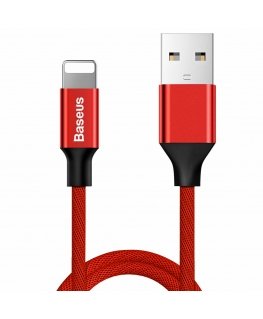 Baseus 6953156253001 дата-кабель мобильных телефонов Красный 1,2 m USB A Lightning