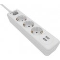 Philips „PHILIPS“ MAITINIMO pratęsimo kabelis APŽVALGA MAITINIMO JUOSTELĖ Baltas 3 LIZDAI 2XUSB 2M SPN3032WA/60
