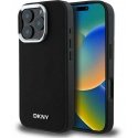 Dėklas DKNY DKHMP16XPSCMCLK iPhone 16 Pro Max 6.9" juoda/juodas hardcase Plain Sidabrinis Logo MagSafe