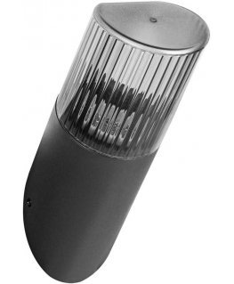 Wall lamp Orno PEONIA garden equipment, E27, max. 15W, IP54, slanted, black