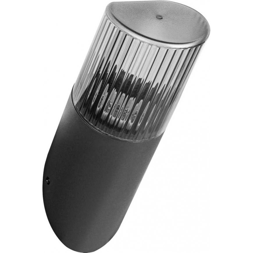 Wall lamp Orno PEONIA garden equipment, E27, max. 15W, IP54, slanted, black – 2
