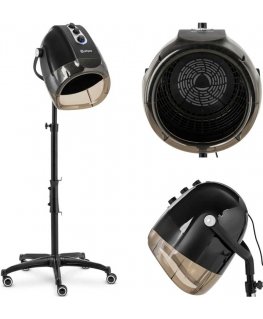 Physa Helmet hair dryer with ionization, standing, 70 C, 1000 W - black