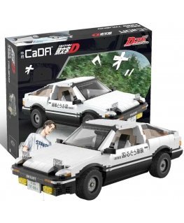 Klocki konstrukcyjne CaDA Samochód Shelving car Initial-D AE86 Toyota Trueno 1324 elementy