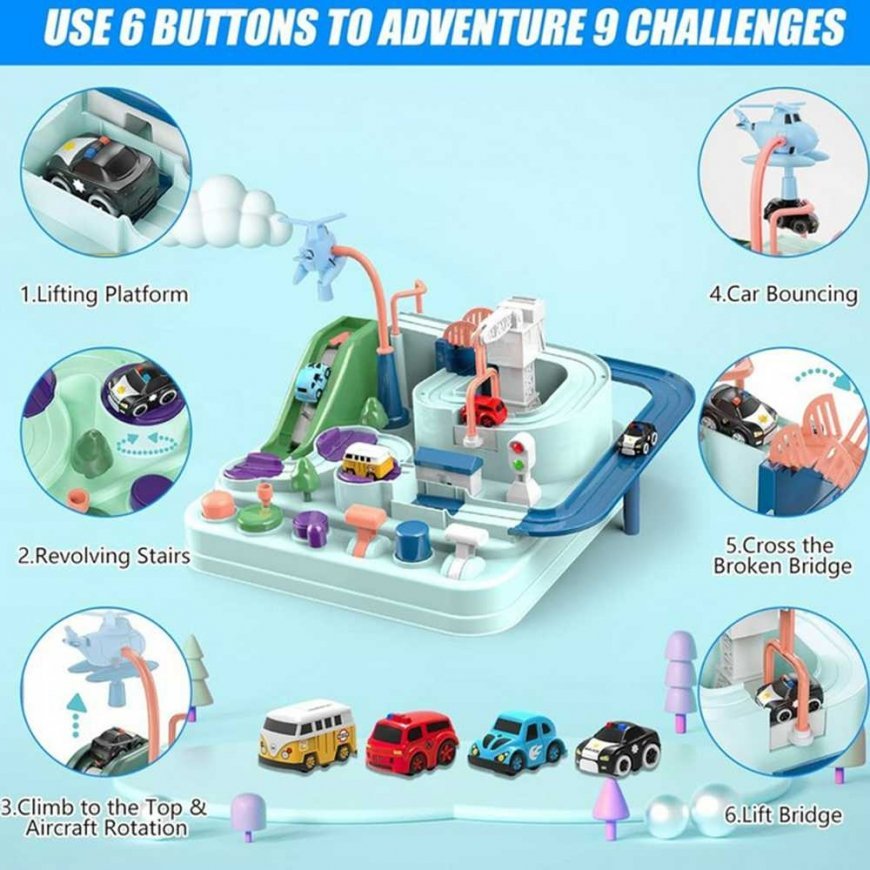 WOOPIE Interactive Car Track "Car Adventures" – 3