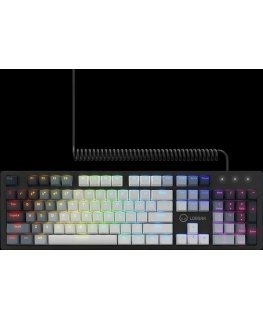 LORGAR Azar 514, Wired mechanical gaming keyboard, RGB backlight, 1680000 color variations, 18 modes, keys number: 104, 50M clic