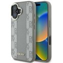 Case DKNY DKHMP16SPCPVSLE iPhone 16 6.1" beige/beige hardcase Checkered Pattern Magsafe