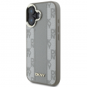 Case DKNY DKHMP16SPCPVSLE iPhone 16 6.1" beige/beige hardcase Checkered Pattern Magsafe