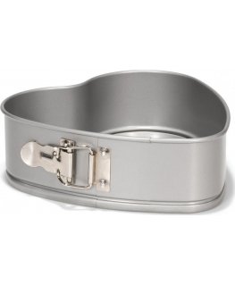 Patisse heart-shaped 20 cm silver steel