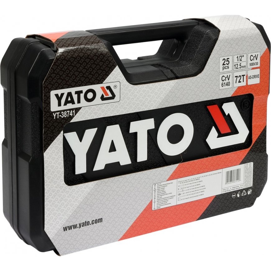 Yato YT-38741 padrunvõti Padrunvõtmete komplekt 25 tk – 4