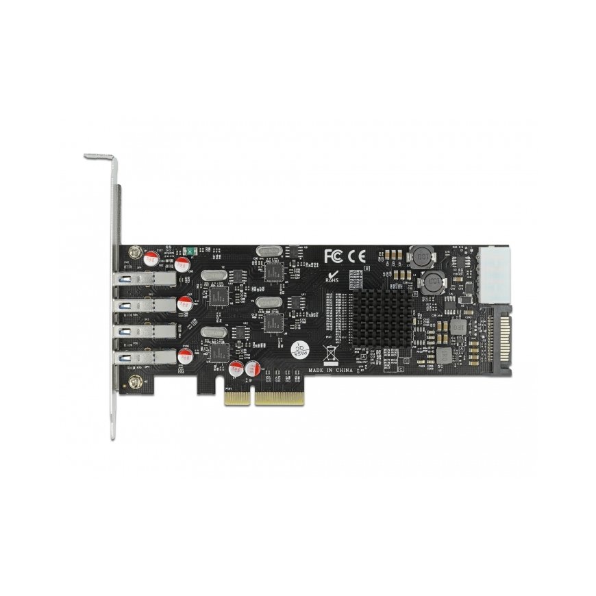 DeLOCK 89008 liitäntäkortti/-sovitin Sisäinen PCIe, SATA, USB 3.2 Gen 1 (3.1 Gen 1) – 3