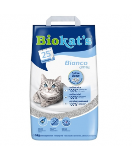 Sand for cat toilets : Gimborn Biokats Bianco 5kg
