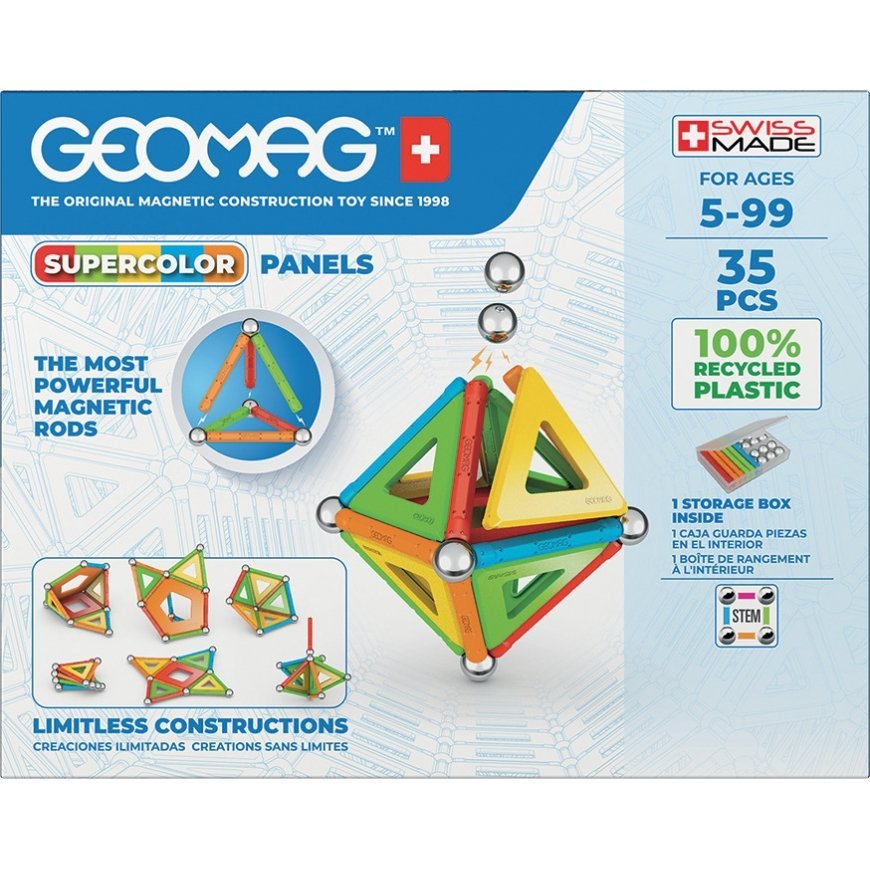 Geomag SuperColor Panels Recycled Žaislas su neodimio magnetais – 3