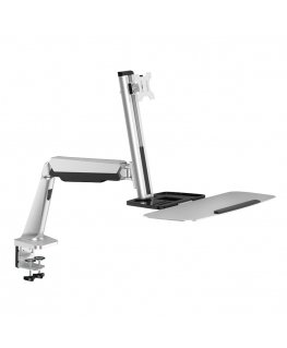 LogiLink BP0040 monitora stiprinājums un statīvs 81,3 cm (32") Galds Alumīnijs