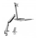 LogiLink BP0040 monitor mount / stand 81.3 cm (32") Desk Aluminium