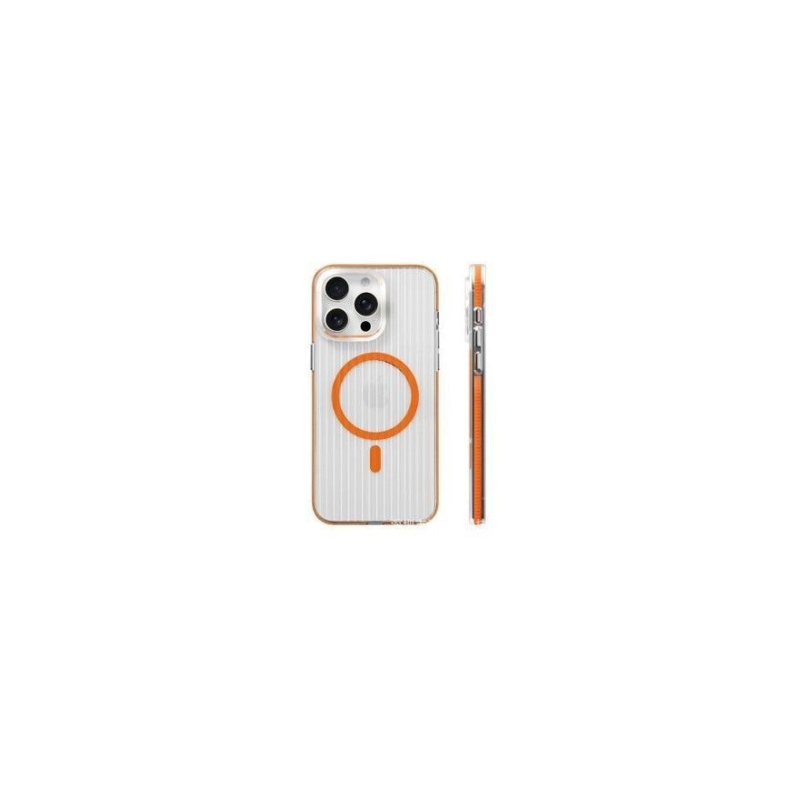 Apple iPhone 16 Pro Max Suitcase MagSafe Case Transparent Orange
