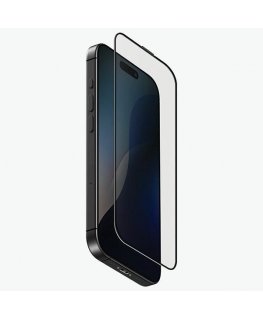 Uniq Optix Vivid tempered glass with applicator for iPhone 16 Plus