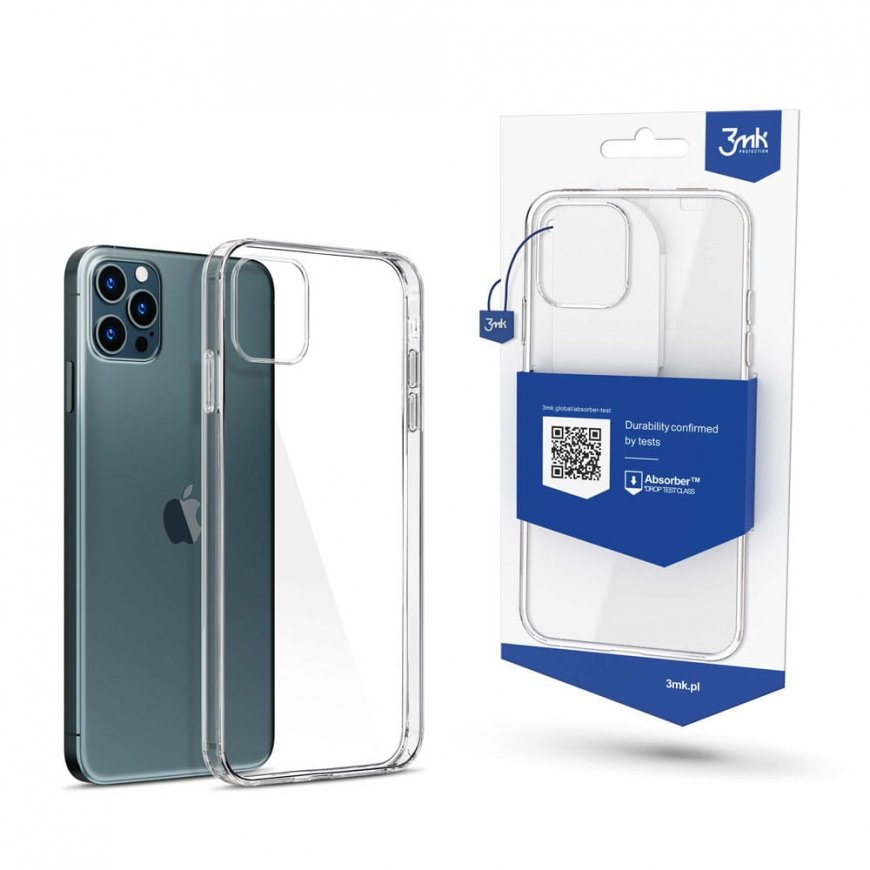 3MK Clear Case mobilo telefonu apvalks 17 cm (6.7") Korpusa ietvars Caurspīdīgs