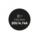 Qoltec 50099.90W strāvas adapteris & pārveidotājs Iekštelpas Melns Qoltec 50099.90W strāvas adapteris & pārveidotājs Iekštelpas Melns